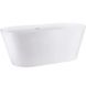 Ванна акрилова окремостояча Rea Milano 150x70 white REA-W2000, Білий