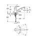 Змішувач для кухні Grohe Euroeco 32750000, Хром