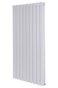 Вертикальный дизайнерский радиатор отопления Arttidesign Livorno II 9/1200/612/50 белый матовий, Белый матовый