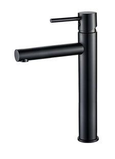 Змішувач для умивальника VBI Lirio високий black VBI-050501BL, Чорний/золото
