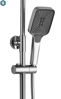 Душова система Rea Helix nikiel brushed з виливом REA-P6622, Зелений матовий