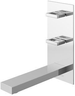 Смеситель для умывальника Kohlman Nexen chrome + BOX скрытого монтажа QW196U, Хром