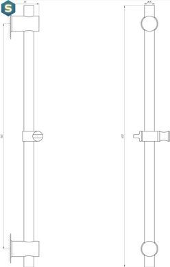 Душевая стойка Globus Lux SUS-1107, Зеленый матовый