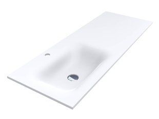 Умивальник Miraggio Jessel 1200 L mirasoft 0001588, Белый матовый