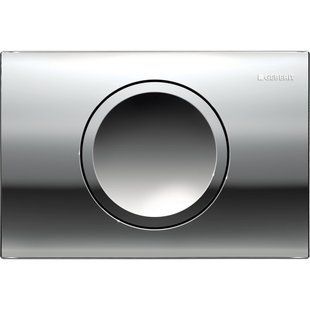 Клавиша смыва Geberit Delta15 хром глянец 115.109.21.1 (115.120.21.1), Хром