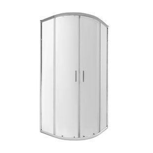 Душевая кабина Qtap Taurus CRM1011AC6 100x100 см, стекло Clear 6 мм покрытие CalcLess, без поддона, Хром, Универсальная, прозрачный
