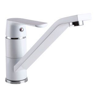 Смеситель для кухни Globus Lux Laguna GLA-0203Q-7-white, Белый