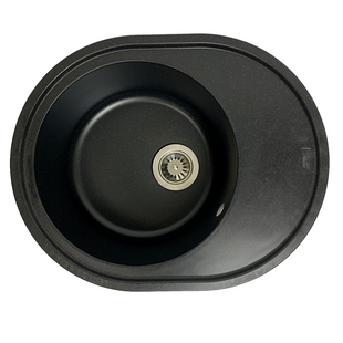 Кухонная мойка Adamant Vast 610x495x200 чёрный 100001497, Черный/золото