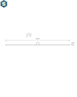 Светильник Nowodvorki 10371 Spin L LED 1x17W 3000K 510Lm IP20 Bl