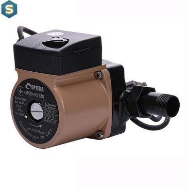 Насос циркуляційний Optima OP20-40 130мм + гайки, + кабель з вилкою