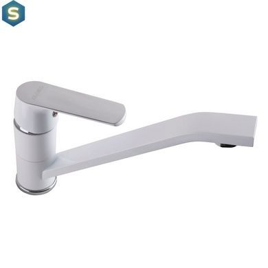 Смеситель для кухни Globus Lux Laguna GLA-0203Q-7-white, Белый
