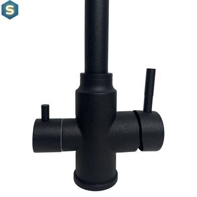 Смеситель для кухни под фильтр Adamant SA-021 антрацит 02115, Антрацит