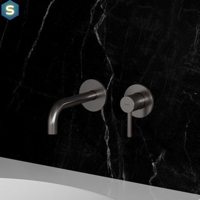 Змішувач для умивальника прихованого монтажу Omnires Y nickel Y1215HNI, Зелений матовий