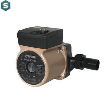 Насос циркуляційний Optima OP20-40 130мм + гайки, + кабель з вилкою