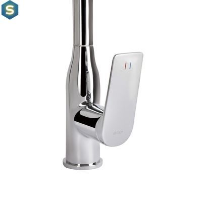 Смеситель для кухни Qtap Vlasta New с выдвижным изливом QTVLA344CRM45646 Chrome, Хром