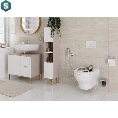 Набір гігієнічного душу (запірний вентиль) Hansgrohe S EcoSmart+ на змішану воду MattWhite 29232700
