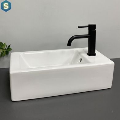 Умывальник VBI Anzi L white накладной подвесной VBI-015619, Белый