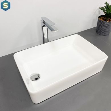 Умивальник (раковина) VBI VELLETRI WHITE накладний, Білий