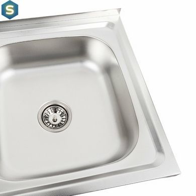 Кухонная мойка из нержавеющей стали Valeso декор 8050 R (0,7/160 мм), Decor