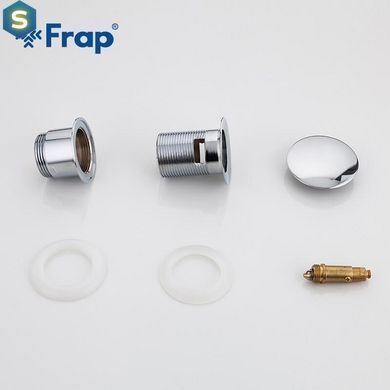 Донний клапан Frap F60, автомат, 1 1/4", хром, Хром