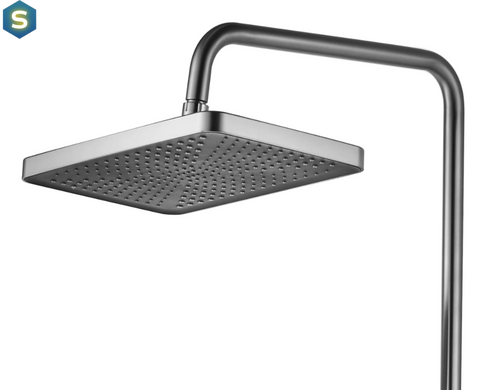 Душова система Rea Helix nikiel brushed з виливом REA-P6622, Зелений матовий