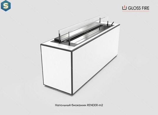 Напольный биокамин Render-m2-600 GlossFire Render-m2