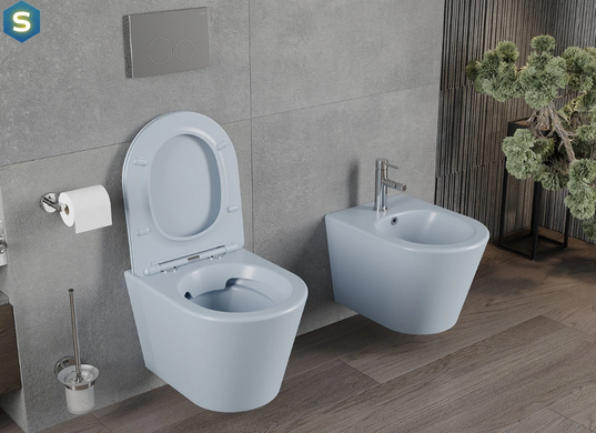 Подвесной унитаз Mexen Rico Blue Matt MEX-30724069, Синий