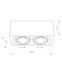 Точковий світильник Nowodvorski 9472 Box GU10, ES111 2x15W IP20 Wh
