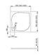 Душовий піддон Radaway Delos C 80x80 SDC0808-01