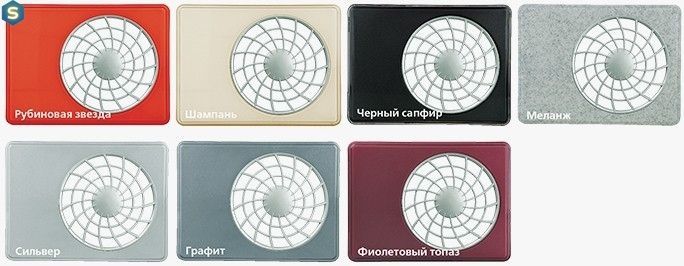 Решетка вентиляторная РВ 100 iFan сильвер