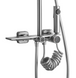 Душова система Rea Helix nikiel brushed з виливом REA-P6622, Зелений матовий