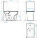 Унитаз-компакт Koller Pool Trend Rimless с сиденьем Soft Close TR-0650-RC-C-T, Белый