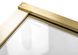 Душові двері Rea Hugo 130 розпашні brushed gold REA-K6610+REA-K8413, прозорий, золотий