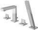 Смеситель на борт ванны Kohlman Excelent chrome QB240H, Хром