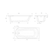 Ванна акрилова Devit Sigma з ніжками 170x75 см 17075130N