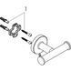 Крючок для ванны Hansgrohe Logis 41725000