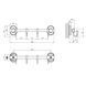 Крючок для ванной комнаты Kroner KRM Elbe - ACC2914-4 CV022876, Хром