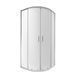 Душевая кабина Qtap Taurus CRM1011AC6 100x100 см, стекло Clear 6 мм покрытие CalcLess, без поддона, Хром, Универсальная, прозрачный