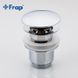 Донний клапан Frap F60, автомат, 1 1/4", хром, Хром