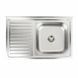 Кухонная мойка из нержавеющей стали Valeso декор 8050 R (0,7/160 мм), Decor