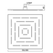 Верхній душ Jaquar Maze OHS-CHR-1639, Хром