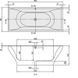 Ванна кварилова Villeroy & Boch La Belle 180x80 UBQ180LAB2PDV-01