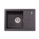 Кухонна мийка Lidz 620x435/200 GRF-13 (LIDZGRF13620435200), Графит