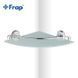 Полка стеклянная угловая 250х250 Frap F1921-1 4/24, Хром