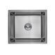 Кухонная мойка Kroner KRP Schwarze - 4843HM ​​PVD (3,0/1,0 мм) CV022792, Черный/золото