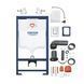 Комплект 4 в 1: Инсталляция GROHE Rapid SL 3 в 1 3884966Q + Унитаз безободочный Kroner Harz WHI523632 RIMLESS с сиденьем Slim Duroplast / Soft-close / Quick relase KH523632WHIR (388496