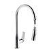 Смеситель для кухни Qtap Vlasta New с выдвижным изливом QTVLA344CRM45646 Chrome, Хром