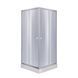 Душова кабіна Lidz Wawel SC80x80.SAT.LOW.GR, скло тон. 4 мм + Lidz Душовий піддон Kapielka ST80x80x14, Хром матовий, Універсальна, матовий