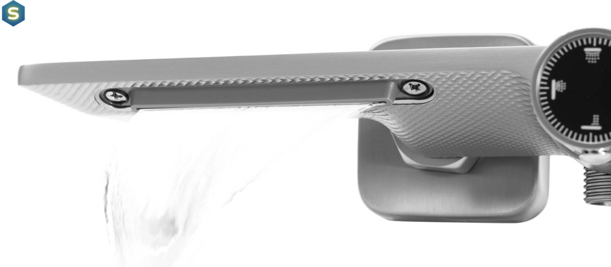 Душова система Rea Helix nikiel brushed з виливом REA-P6622, Зелений матовий