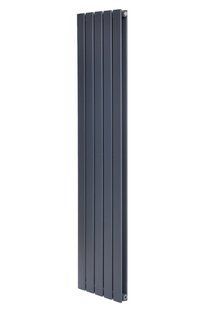 Вертикальный дизайнерский радиатор отопления Arttidesign Livorno II 5/1800/340 серый матовый, Каппучино